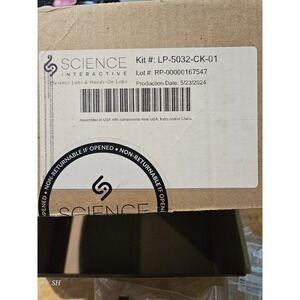 Science Interactive Chemistry Lab Kit LP-5032-CK-01 w/ Chemicals Multimeter 85%+
